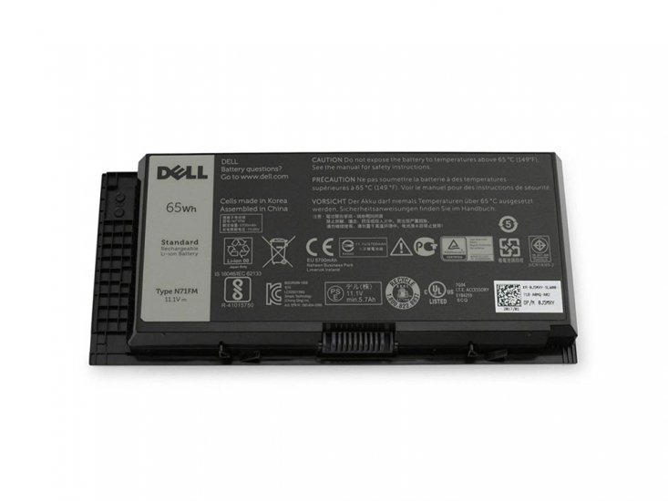 Original 65Wh 6 Zellen Dell Precision M4600 P13F P13F001 Akku - zum Schließen ins Bild klicken