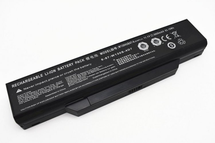 Original 5600mAh 62.16Wh 6 Zellen Clevo W130HU Akku - zum Schließen ins Bild klicken