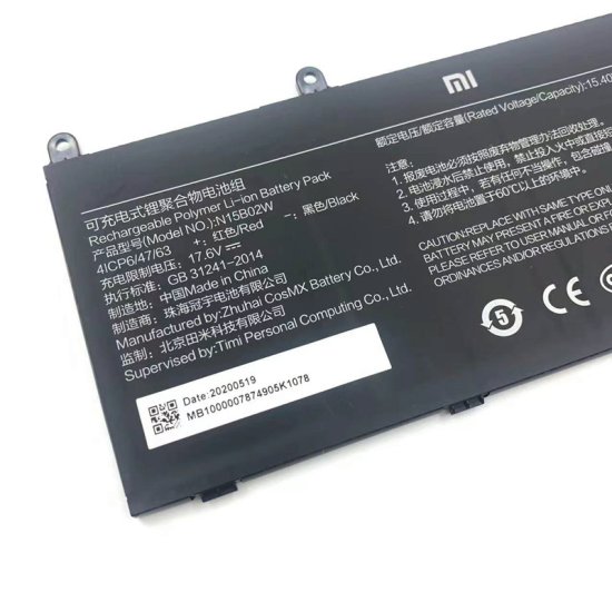 Original 2600mAh 40.04Wh 3 Zellen Xiaomi TM1802-AF Akku - zum Schließen ins Bild klicken