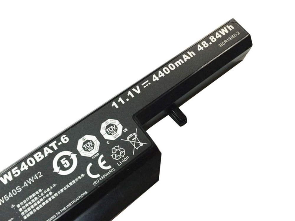 Original 4400mAh 48.84Wh 6 Zellen Clevo 6-87-W540S-4272 Akku