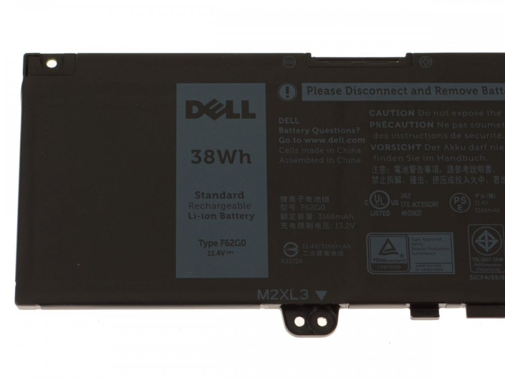 Original 3166mAh 38Wh Akku Dell Inspiron 13 5370 P87G001