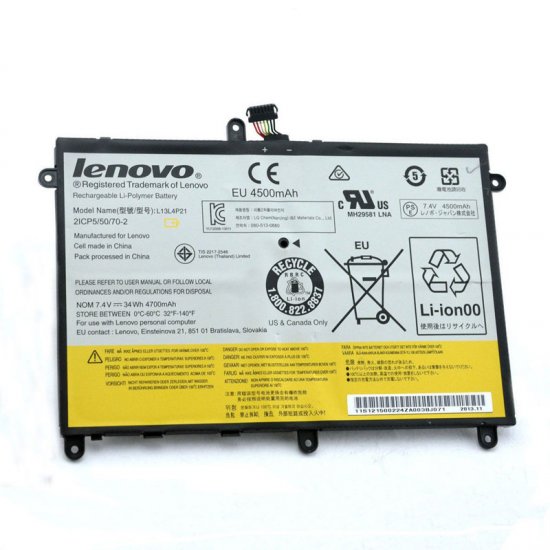 Lenovo L13M4P21 L13L4P21 121500223 121500224 Akku 34Whr - zum Schließen ins Bild klicken