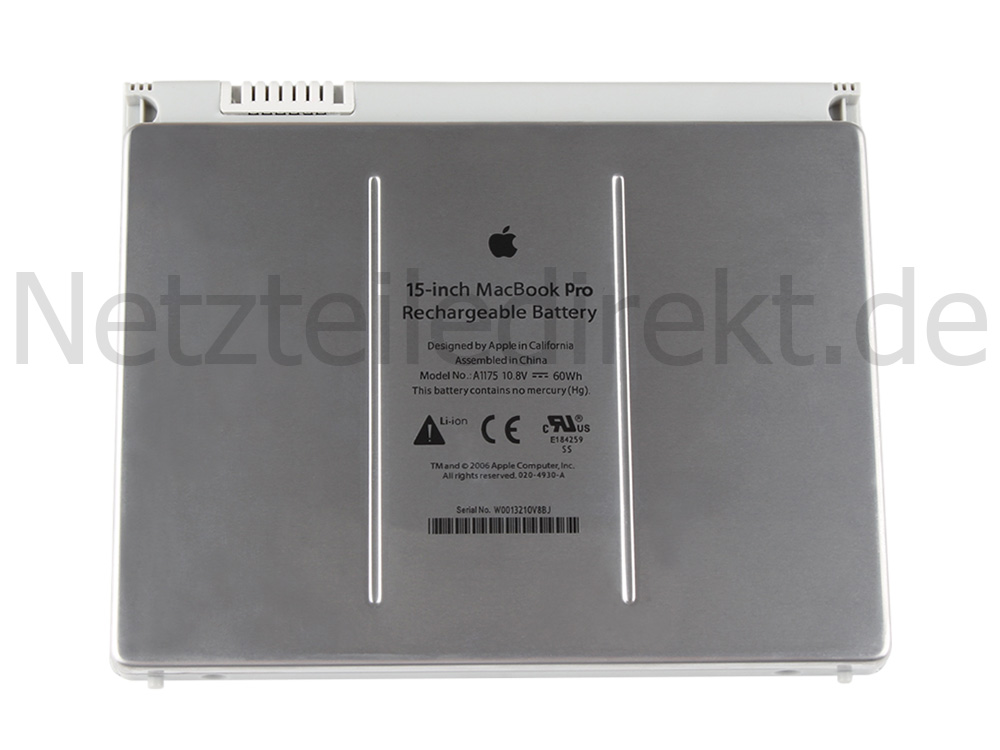 60Wh Akku Apple MacBook Pro 15 inizio 2006