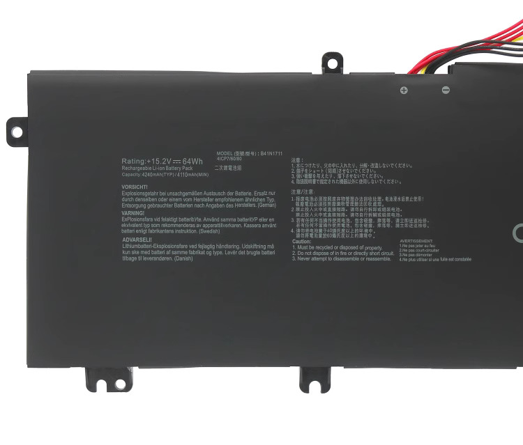 4245mAh 64Wh Asus 0B200-03050100 Akku