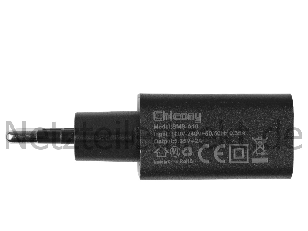 10W Micro USB RCA 7 Voyager II RCT6773W22 Netzteil Ladegerät