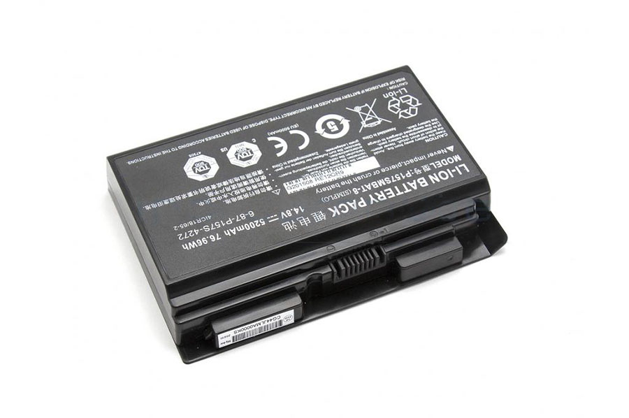 Original 5200mAh 76.96Wh 8 Zellen Clevo P177SM-A Akku