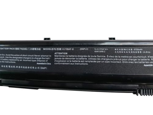 6700mAh 97Wh Schenker DTR 17 E21 Akku