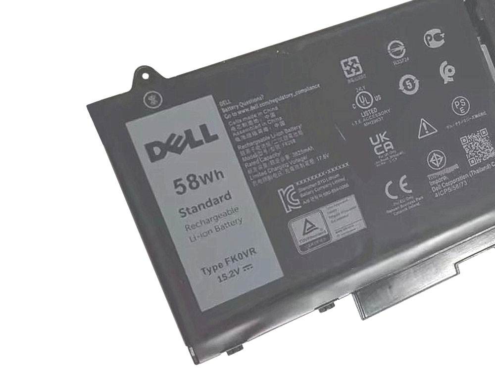 Original 3625mAh 58Wh 4 Zellen Dell 8H6WD 8P81K Akku