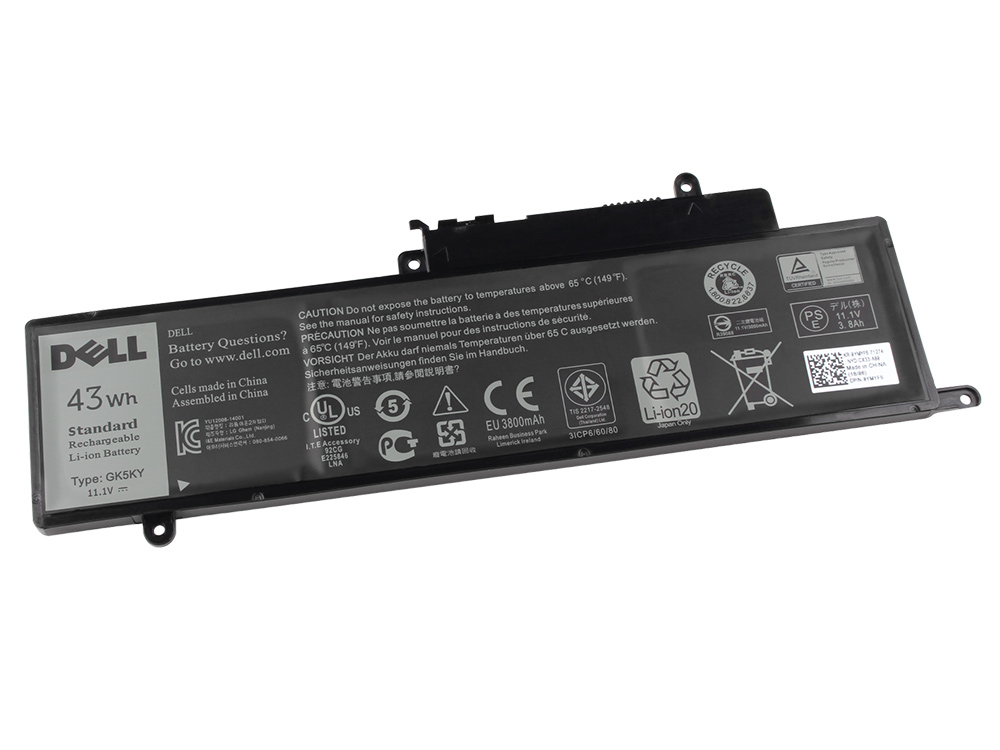 Original 43Wh 3 Zellen Akku Dell Inspiron 15 7558