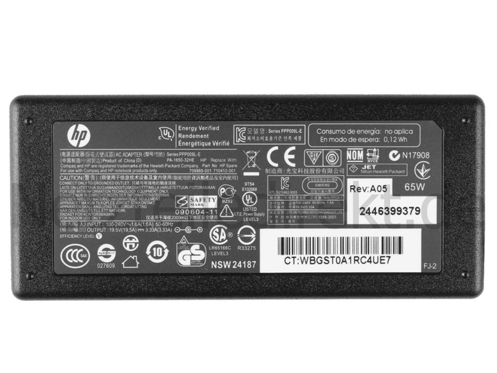 Original Netzteil Ladegerät HP Pavilion TouchSmart 22-h020 65W