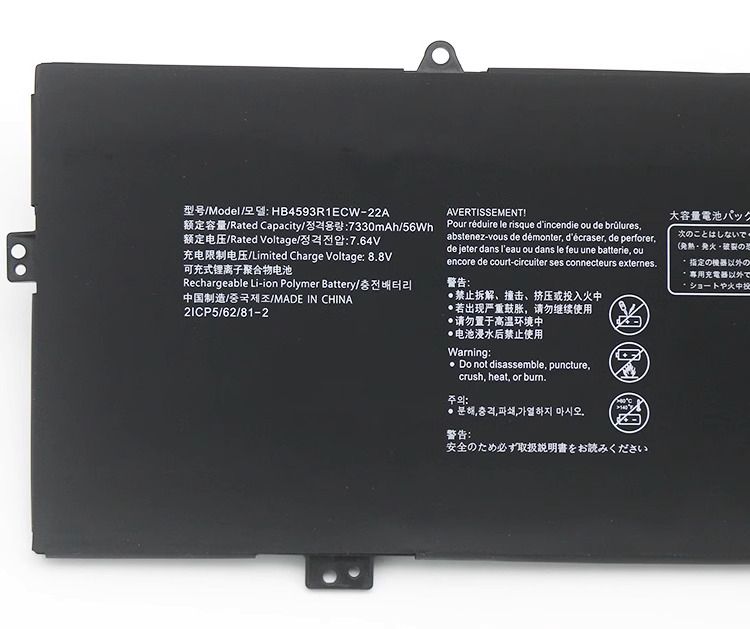 7330mAh 56Wh Huawei MateBook X Pro MACHD-WFE9 Akku