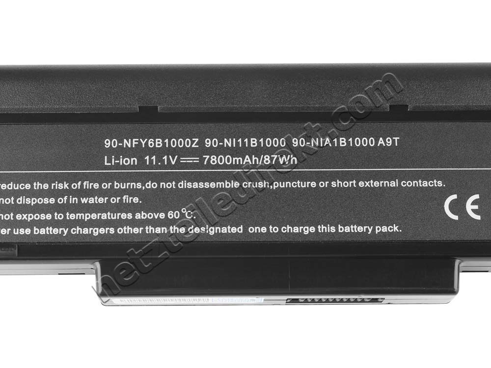 Original 7200mAh 9-Zellen Medion Akoya X7811 MD 97326 MD97326 Akku