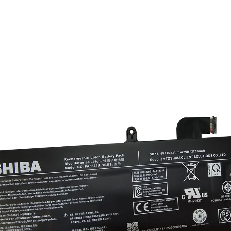 Original 2700mAh 42Wh Toshiba Portege A30-E-16E Akku