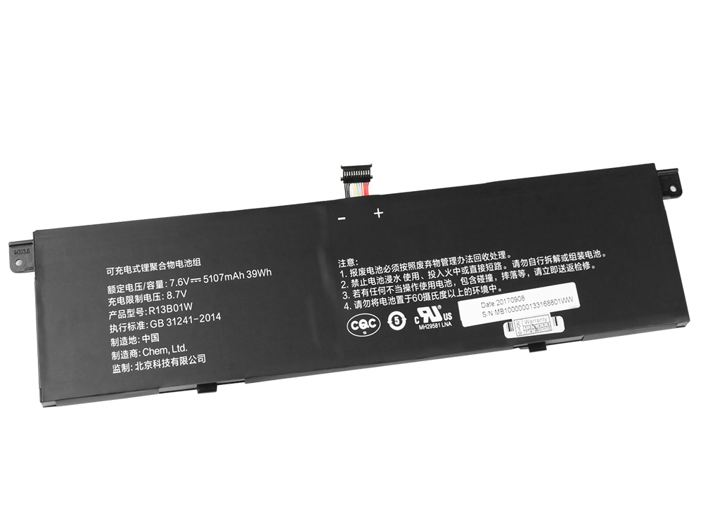 Original 5107mAh 39Wh Akku Xiaomi Mi Air 13.3